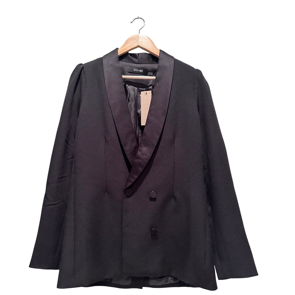 DO+BE Women’s Black Blazer Jacket Small NWT Business Casual Capsule Minimalist